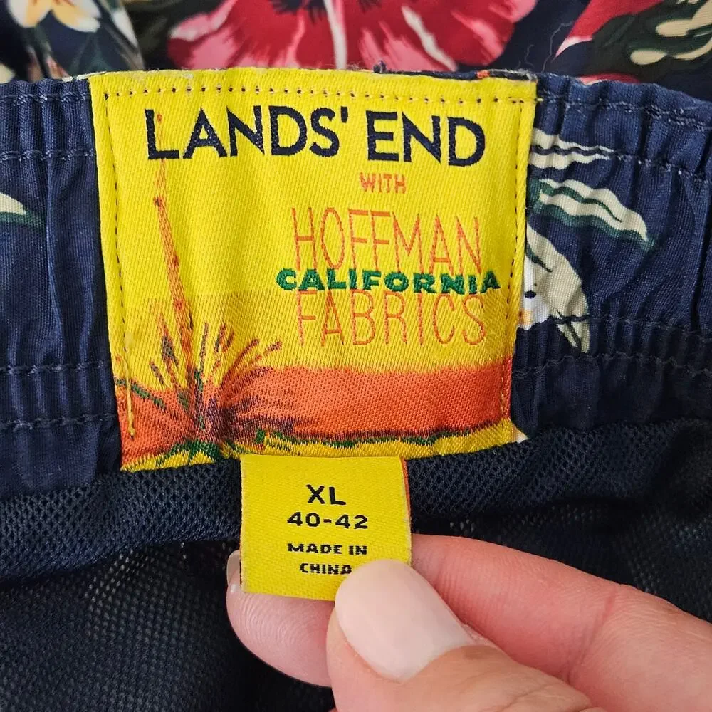 Lands End tropical print